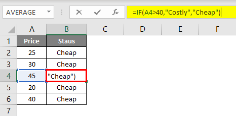 Evaluate Formula in excel example 1.3