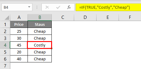 Evaluate Formula in excel example 1.4