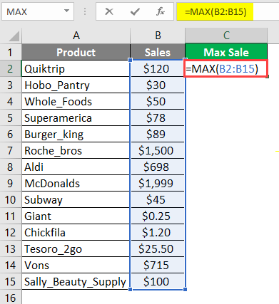 IF VLOOKUP Example 2-2