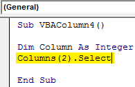 Insert column Example 4.2