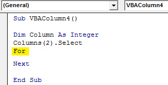 Insert column Example 4.4