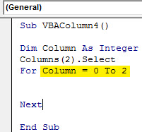 Insert column Example 4.5