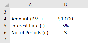Present Value of Annuity Due Formula Example 1-1