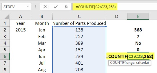 Use Ranges in Excel Example 2.6