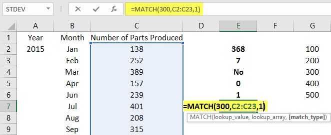 Use Ranges in Excel Example 2.7