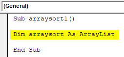 VBA ArrayList Example 2-2