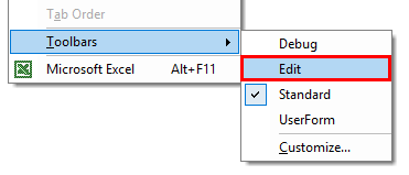 CMT Toolbar - Edit