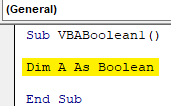 VBA Boolean Example 1.2