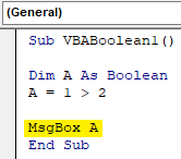 VBA Boolean Example 1.4
