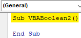 VBA Boolean Example 2.1