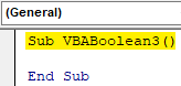 VBA Boolean Example 3.1