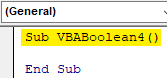 VBA Boolean Example 4.1