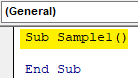 VBA Border Example 2.1
