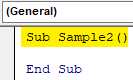 VBA Border Example 3.1