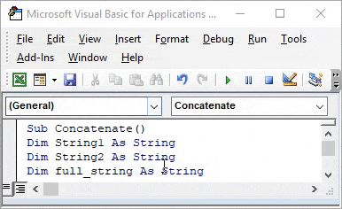 VBA concatenate 3