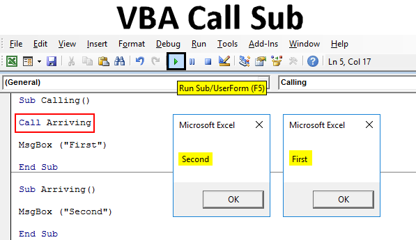 VBA Call Sub