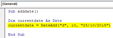 VBA DateAdd Example 1-3