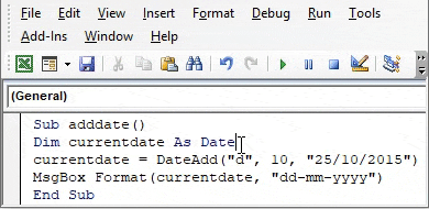 Result of Example 1-5
