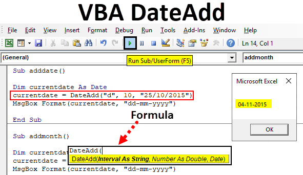 VBA DateAdd