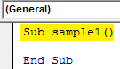 VBA Delete Example 2.1