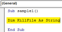 VBA Delete Example 2.2