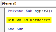 VBA Hyperlink Example 3-2