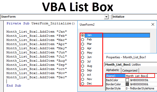 VBA List Box