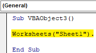 VBA Object Example 3.2