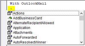 VBA Outlook Example 1-10