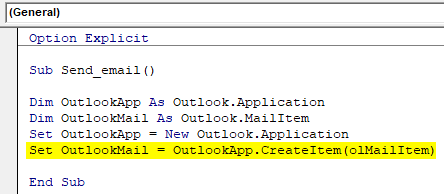 VBA Outlook Example 1-8