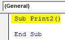 VBA Print Example 2-1