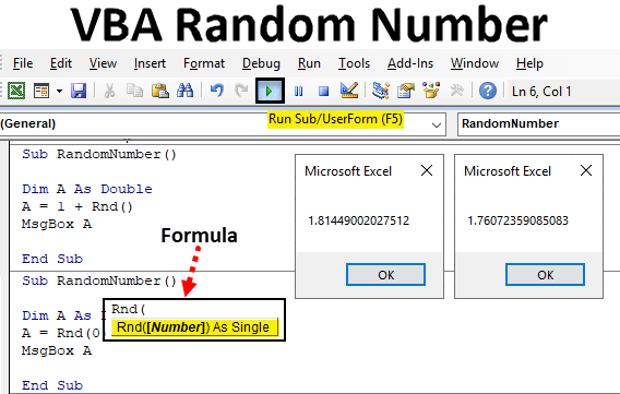 VBA Random number