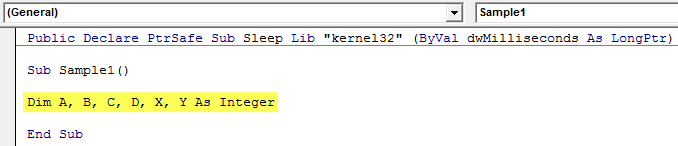 VBA Sleep Example 2-3