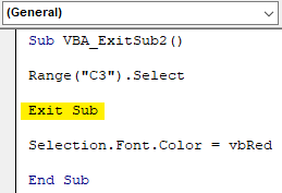 Sub Exit Example 2.3