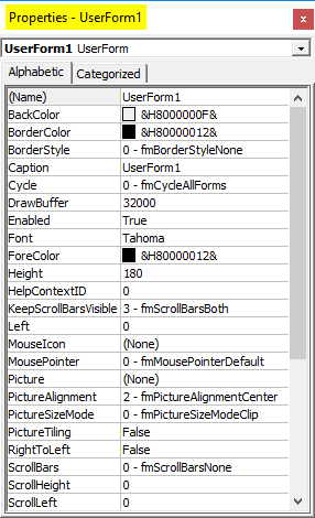 VBA TextBox Example 1-5