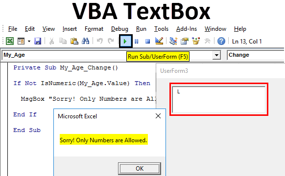 VBA TextBox