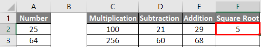 calculations in excel example 1.13