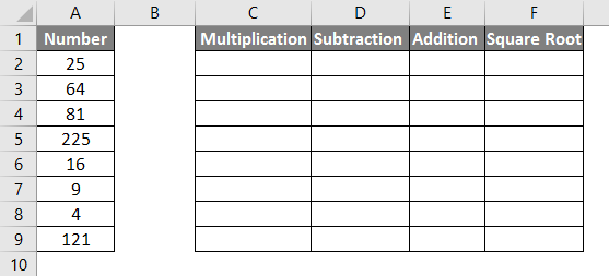 calculations in excel example 1.2