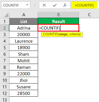 count cells with text in excel 1-2