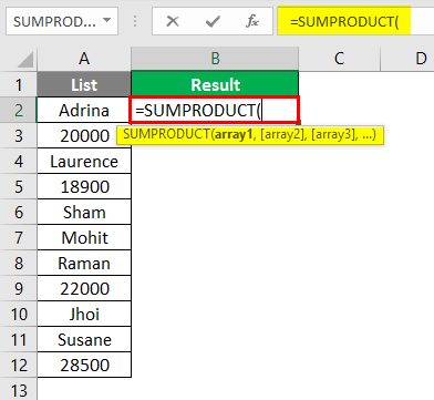 Count Cells with Text in Excel -2