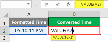 excel Value - Example 3-2