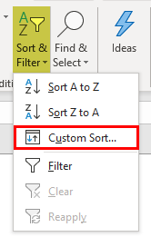 Custom sort