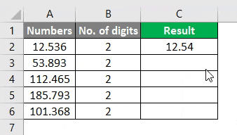 round formula in excel 3-3