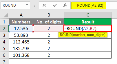 round formula in excel 3-1