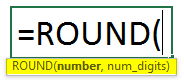 round formula syntax
