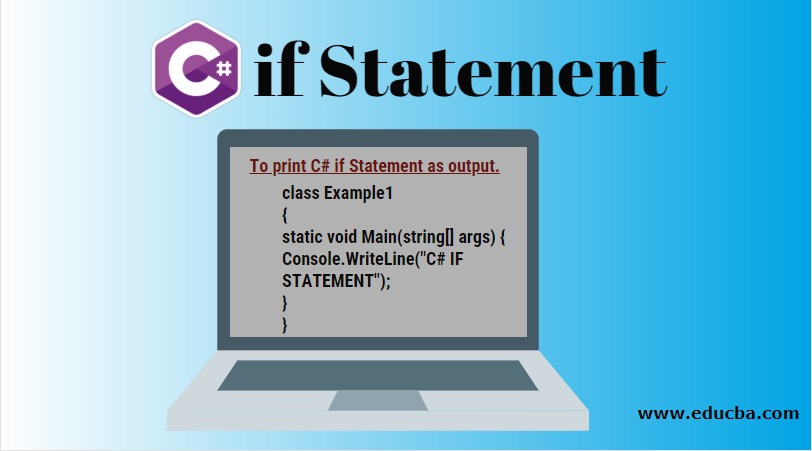 C# if Statement