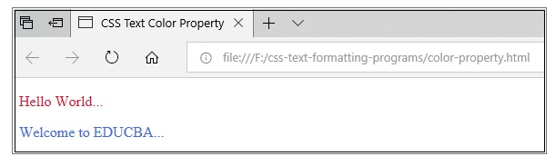CSS Text Formatting1