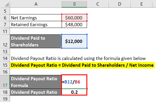 Dividend Payout Ratio Example 2-3