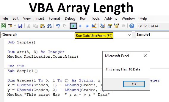 VBA Array length