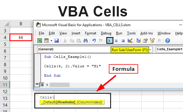 Excel VBA Cells